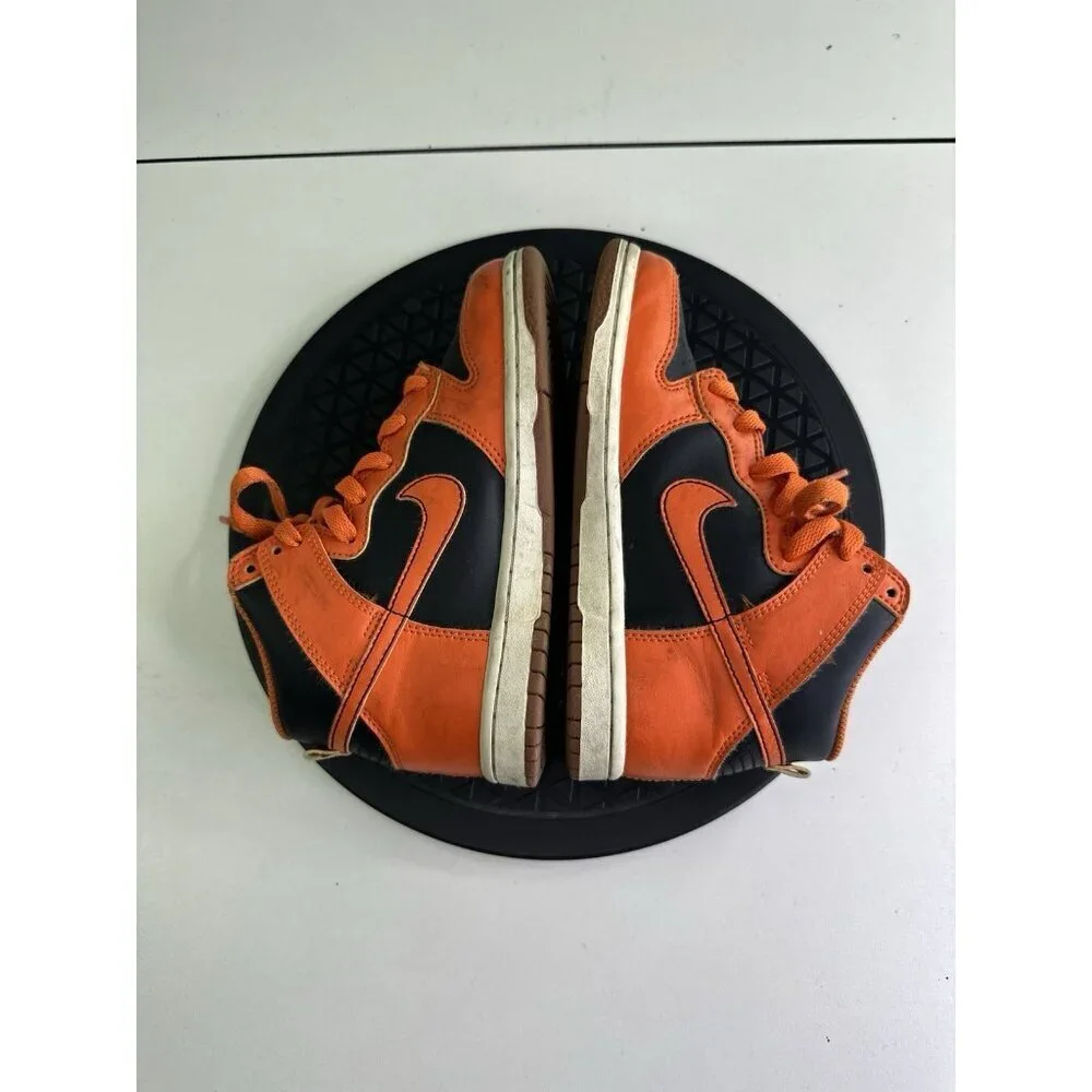 Nike Dunk High (PS) Black Safety Orange DD2314-004 Size 11c Child